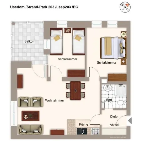 Strand-park Strand-park 203 公寓